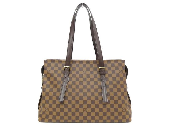 Borsa a Spalla Chelsea Damier Louis Vuitton Marrone