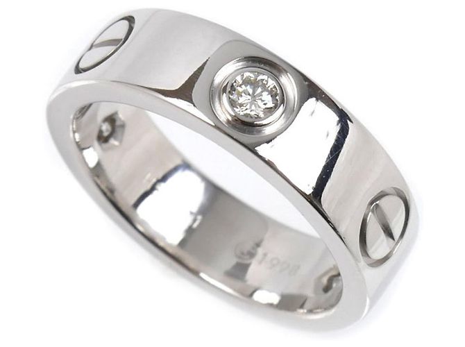 Anillo Love de oro blanco de 18K Cartier