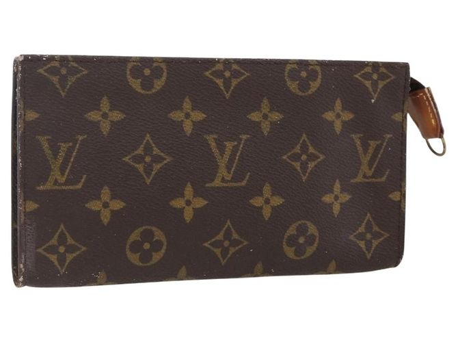 LOUIS VUITTON Monogram Bucket GM Accessory Pouch LV Auth ka2638