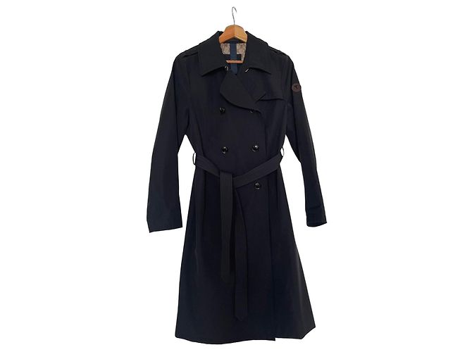 Schwarzer Trenchcoat JOOP! Marineblau