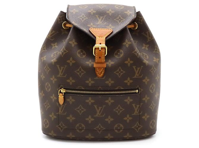 Louis Vuitton Montsouris Monogram Rucksack Braun