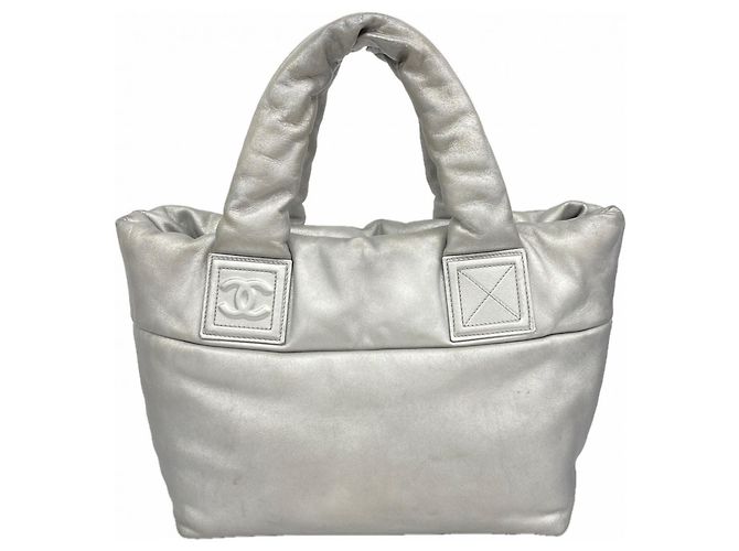 Bolsa Tote de Couro Coco Cocoon da Chanel Marrom
