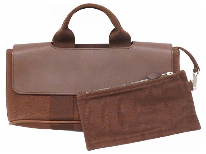 Bolsa de mão Hermès Valparaiso Long PM marrom
