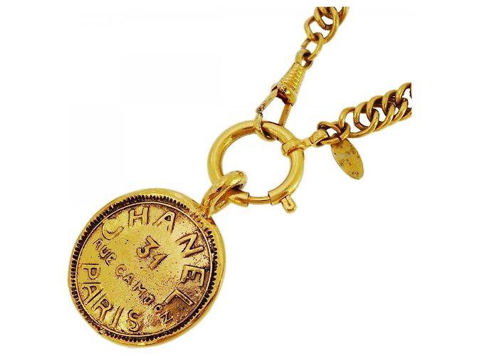 Collar Cambon Circle de Chanel Dorado