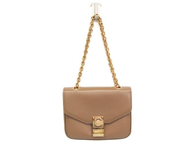 Céline Borsa a Spalla Celine C Small Chain 188403 Beige