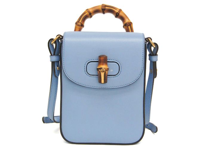 Gucci Bamboo Leather Backpack, Handbag, Shoulder Bag