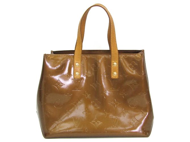 Louis Vuitton Monogram Vernis Reade PM Handtasche Bronze