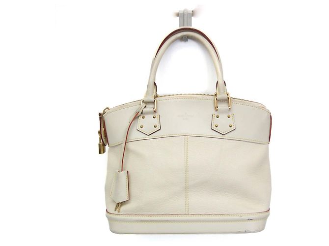 Louis Vuitton Suhali Lockit PM Handtasche Weiß