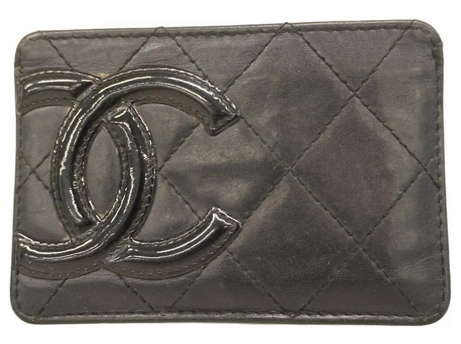 Visitenkartenetui Chanel Cambon Schwarz