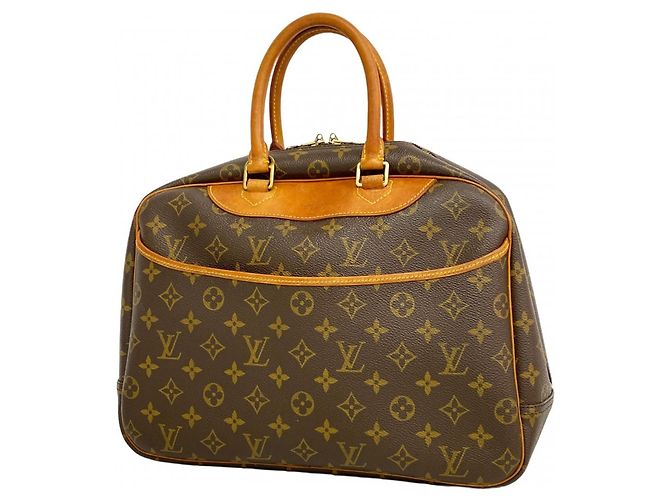 Bolsa Deauville Monogram Louis Vuitton Marrom
