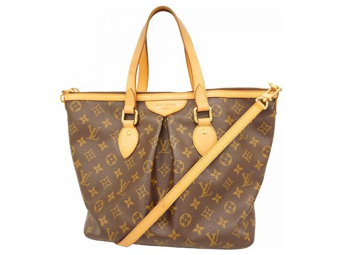 Borsa Louis Vuitton Monogram Palermo PM Marrone