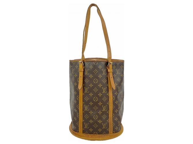 Borsa Tote Monogram Bucket GM di Louis Vuitton Marrone