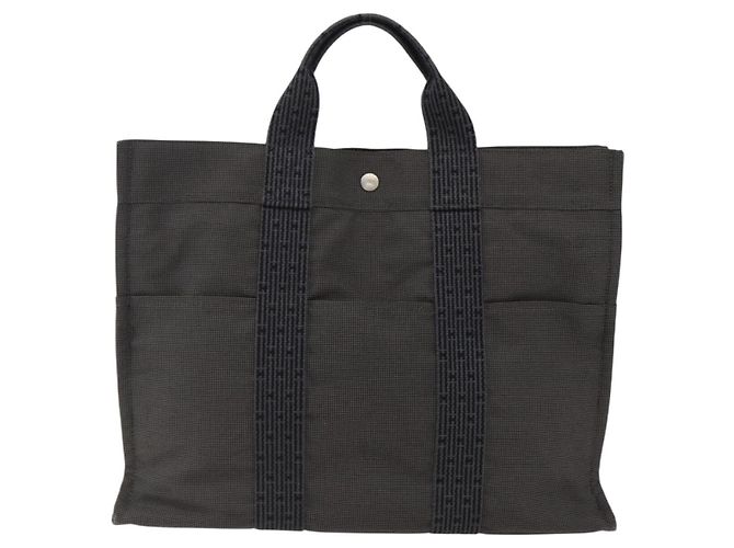 Hermès Hermes Fourre-tout Herline Canvas Brown