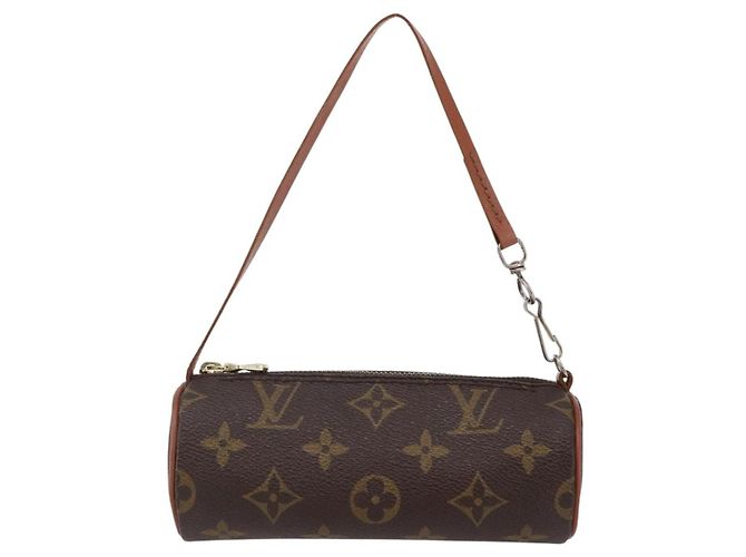 Pochete Papillon Mini em Canvas Monogram Louis Vuitton Marrom