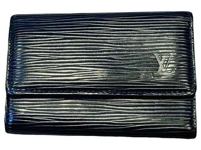 Louis Vuitton Epi Leather Key Pouch Black