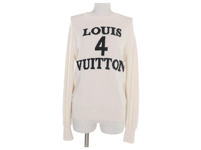 Langarmshirt aus Strickbaumwolle von Louis Vuitton Roh