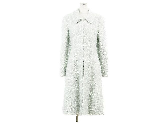 Timeless Chanel Nylon Wool Coat Brown