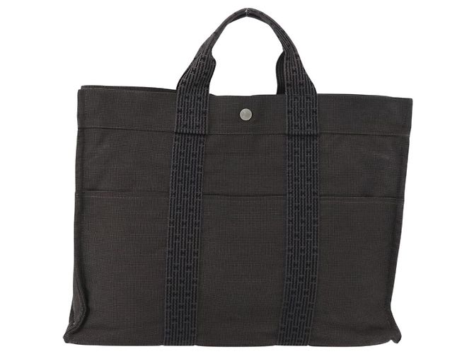 Hermès Hermes Fourre-tout Herline Canvas Brown