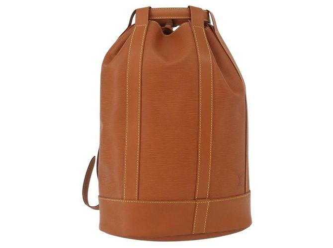 Louis Vuitton Randonnee Backpack Epi Leather PM Brown