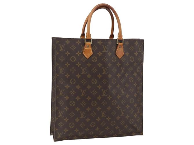 LOUIS VUITTON Bolsa Sac Plat Monogram M51140 LV Auth ka2515 Monograma