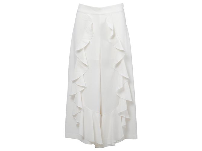 Autre Marque Weiße Rüschenhosen von Alice McCall