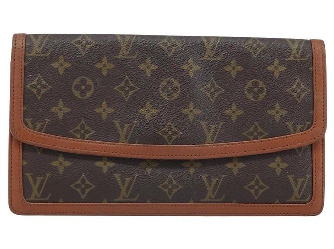 Louis Vuitton Donna Pochette Monogram Canvas GM Marrone