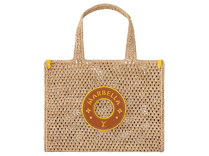 Louis Vuitton Bolsa LV OnTheGO MM nova Bege