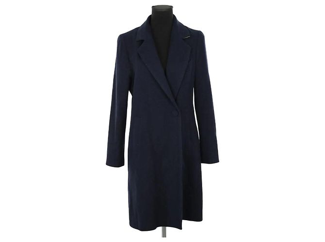 Autre Marque Abrigo de lana azul