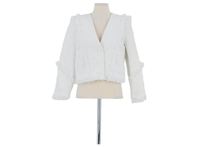 Iro Giacca in cotone bianca Bianco