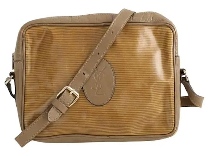 Yves Saint Laurent Sac à bandoulière camel 