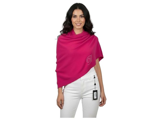 Blumarine Schal 100% Kaschmir! Neu! Pink