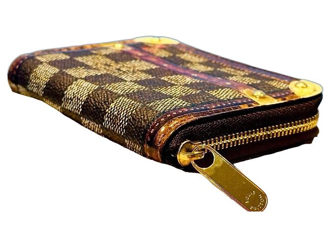 Zippy Louis Vuitton Monogram Canvas Wallet Brown Multiple colors