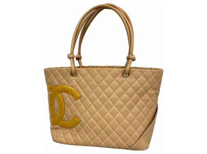 Sac Cabas Cambon de Chanel Beige Orange