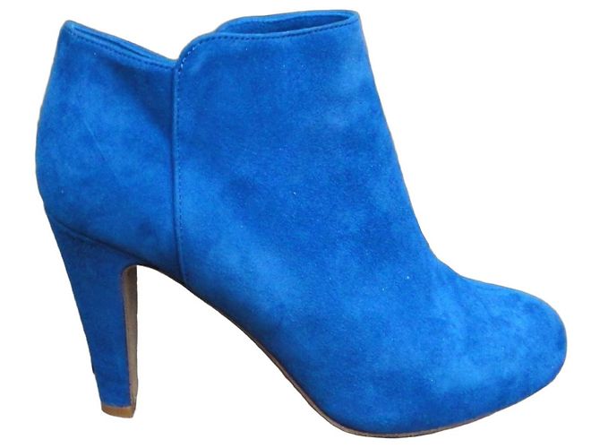 Bottines See by Chloé en daim bleu