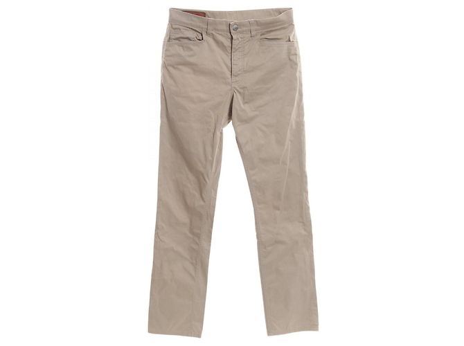 Hermès Jeans rectos de algodón Hermes
Pantalones Beige