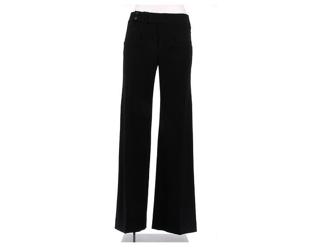 Dolce & Gabbana Calça preta de lã Preto