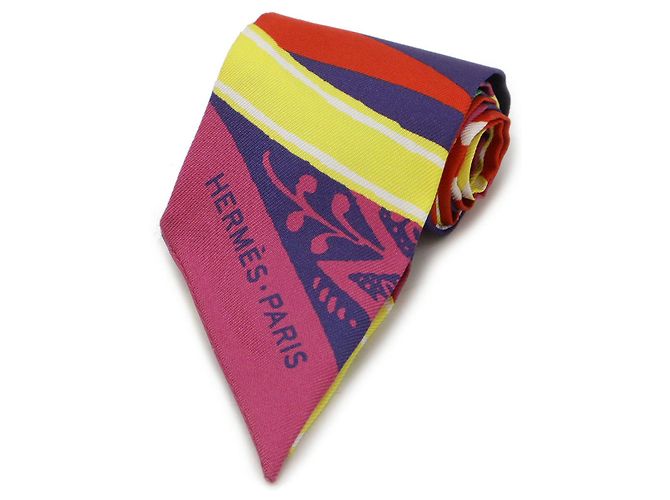 Lenço de seda Twilly da Hermès Multicor