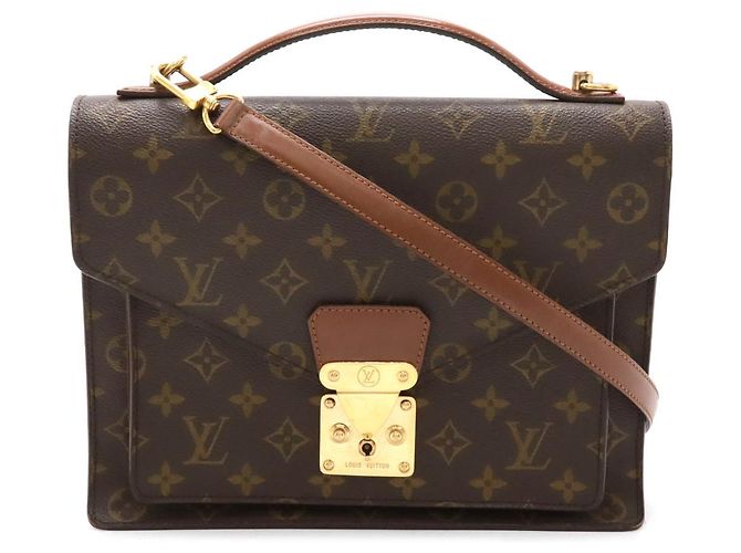 Bolsa 2 em 1 Monceau Monogram Louis Vuitton Marrom