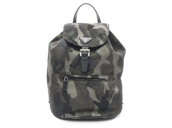Saffiano Prada Men's Backpack/Handbag Multiple colors Green