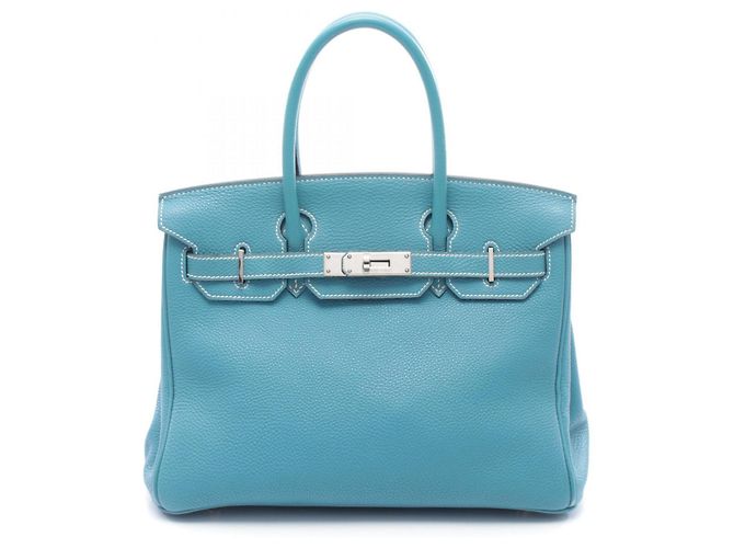 Borsa Hermès Birkin 30 Blu