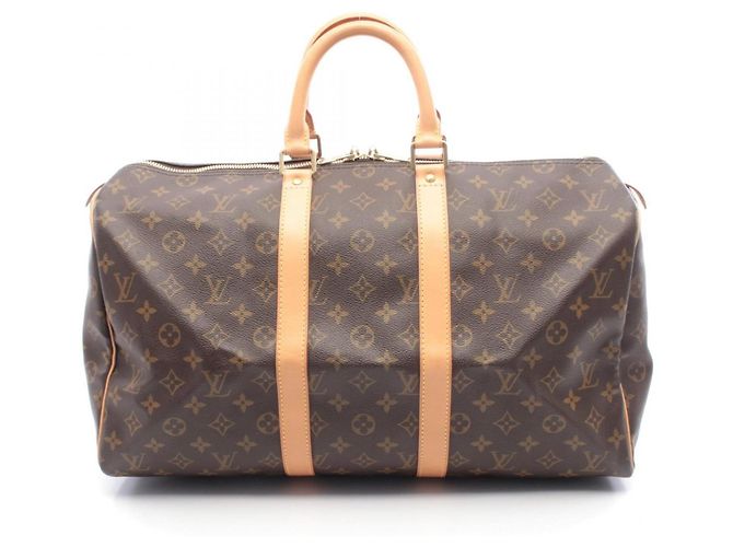 Bolsa Boston Keepall 45 Louis Vuitton Marrom