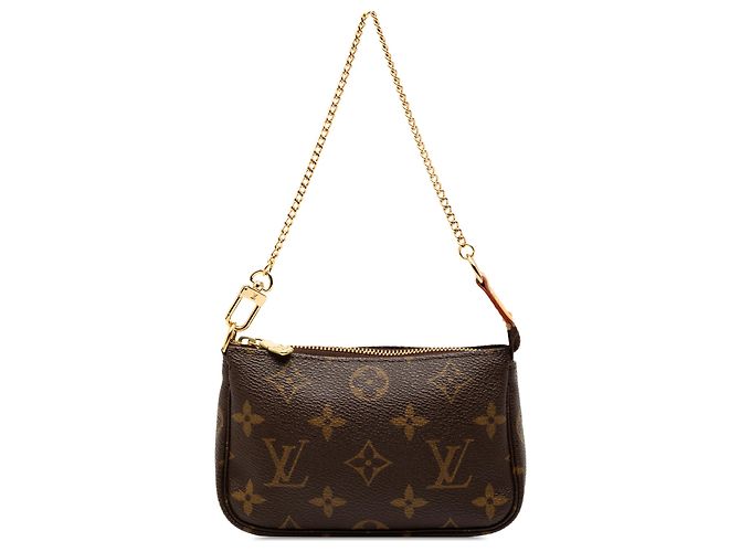 Mini Pochette Accessoires Monogramma Marrone Louis Vuitton
