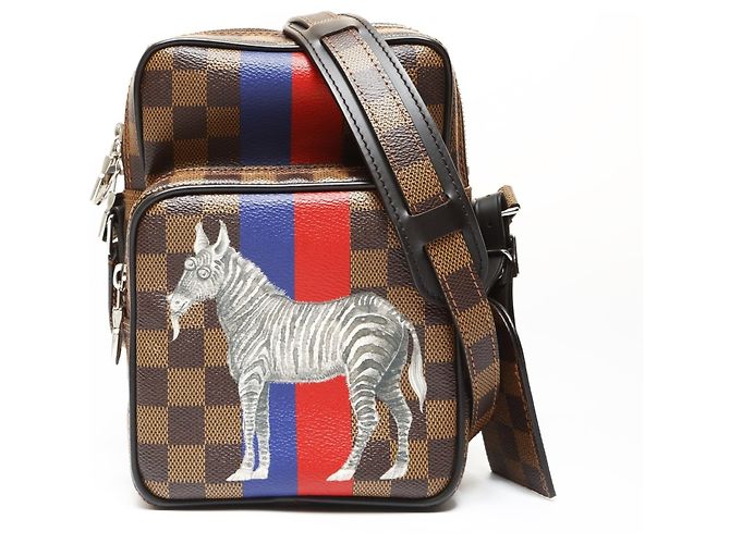 Borsa a Spalla Chapman Damier Amazon Louis Vuitton 2016 Marrone Damier ebene