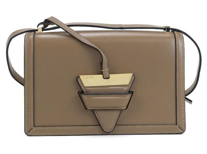 Borsa a Spalla Loewe Barcellona Marrone