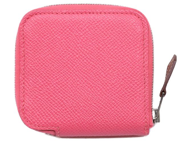 Monedero de cuero Epsom Azap con seda Hermès