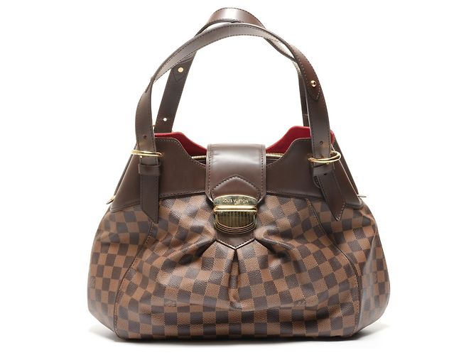 Borsa a Spalla Louis Vuitton Damier Sistine GM Marrone