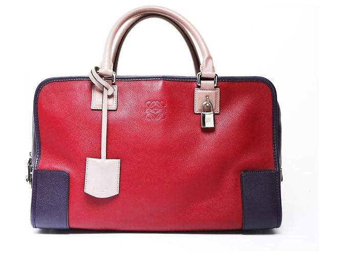 Borsa Loewe Amazona 36 Anagram Rosso