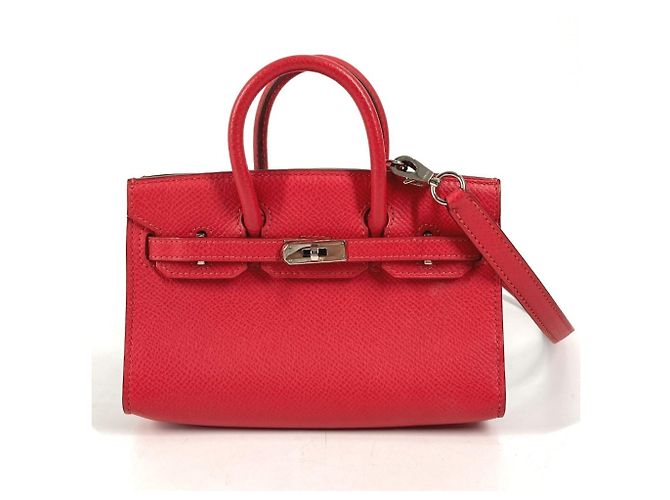 Bolsa Birkin Tiny da Hermès Vermelho