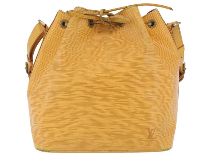 Louis Vuitton Petit Noe Epi Leather Medium Jaune