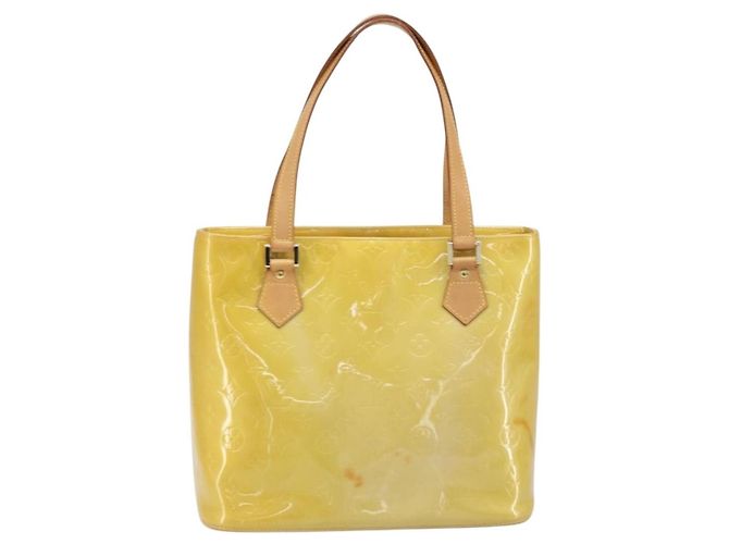Louis Vuitton Houston Monogram Vernis Beige